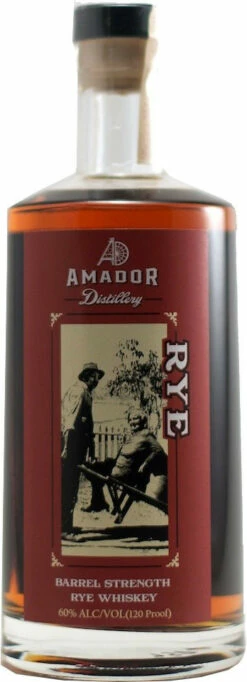 Amador Barrel Strength Rye Whiskey