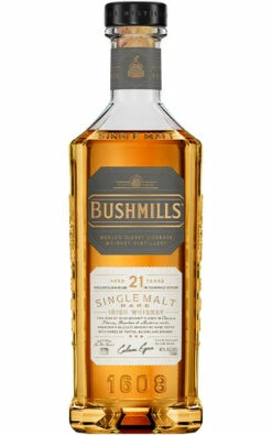 CASKERS Sales 27 Bushmills 21 Year Old Three Woods Single Malt Irish Whiskey