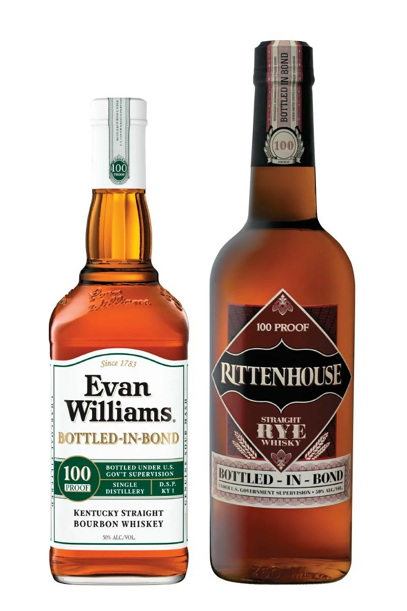 Evan Williams & Rittenhouse Bottled In Bond Bundle 3 Evan Williams & Rittenhouse Bottled In Bond Bundle