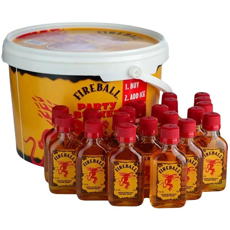 Fireball Cinnamon Whisky Party Bucket 3 Fireball Cinnamon Whisky Party Bucket