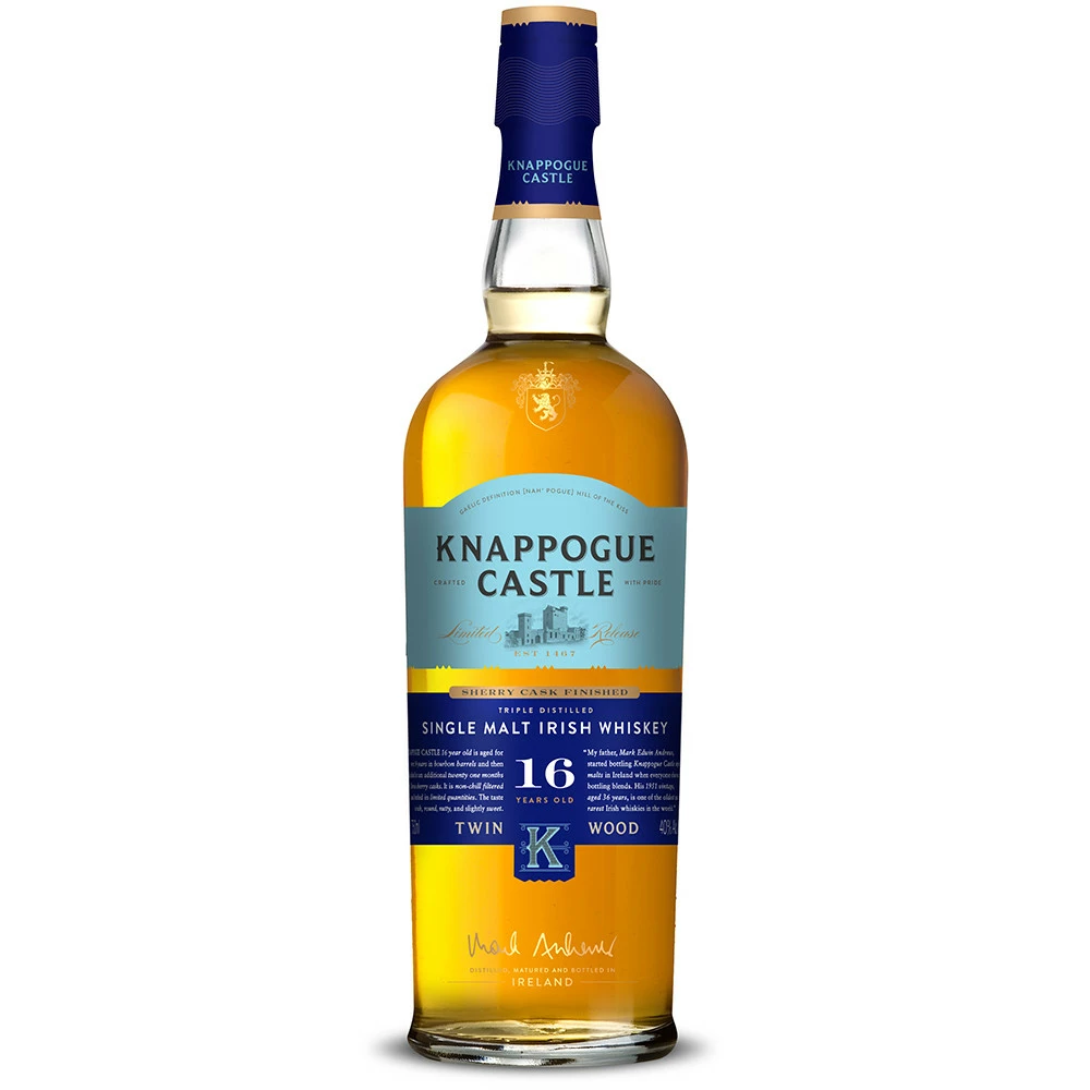 Knappogue Castle 16 Year Old Twin Wood Single Malt Irish Whiskey 3 Knappogue Castle 16 Year Old Twin Wood Single Malt Irish Whiskey