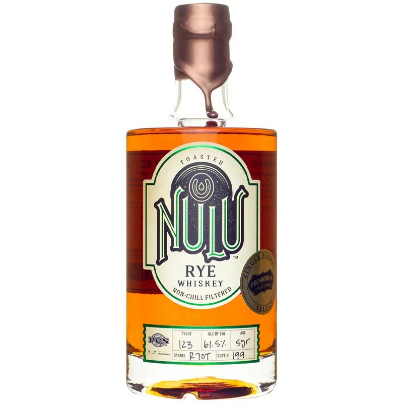 NULU Toasted Single Barrel Rye Whiskey 3 NULU Toasted Single Barrel Rye Whiskey