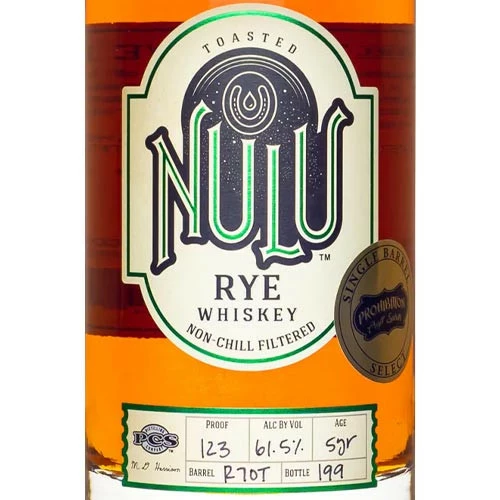 NULU Toasted Single Barrel Rye Whiskey 4 NULU Toasted Single Barrel Rye Whiskey - Image 2