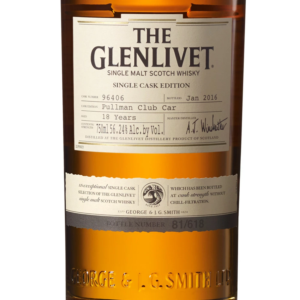 The Glenlivet Single Cask Pullman Club Car Single Malt Scotch Whisky 4 The Glenlivet Single Cask Pullman Club Car Single Malt Scotch Whisky - Image 2