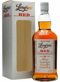 Longrow Red 11 Year Old Peated Shiraz Finish Single Malt Scotch Whisky