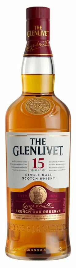 The Glenlivet 15 Year Old French Oak Reserve Single Malt Scotch Whisky
