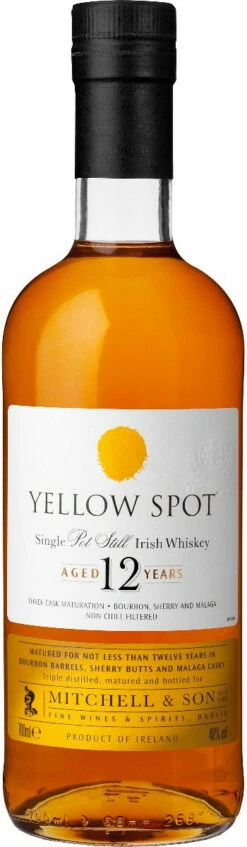 CASKERS Sales 7 Yellow Spot 12 Year Old Single Pot Still Irish Whiskey